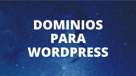 dominios Para Wordpress